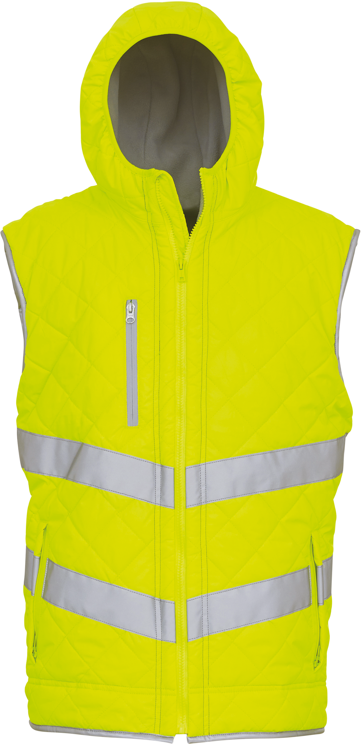 Kensington - Hi-Vis bodywarmer met capuchon