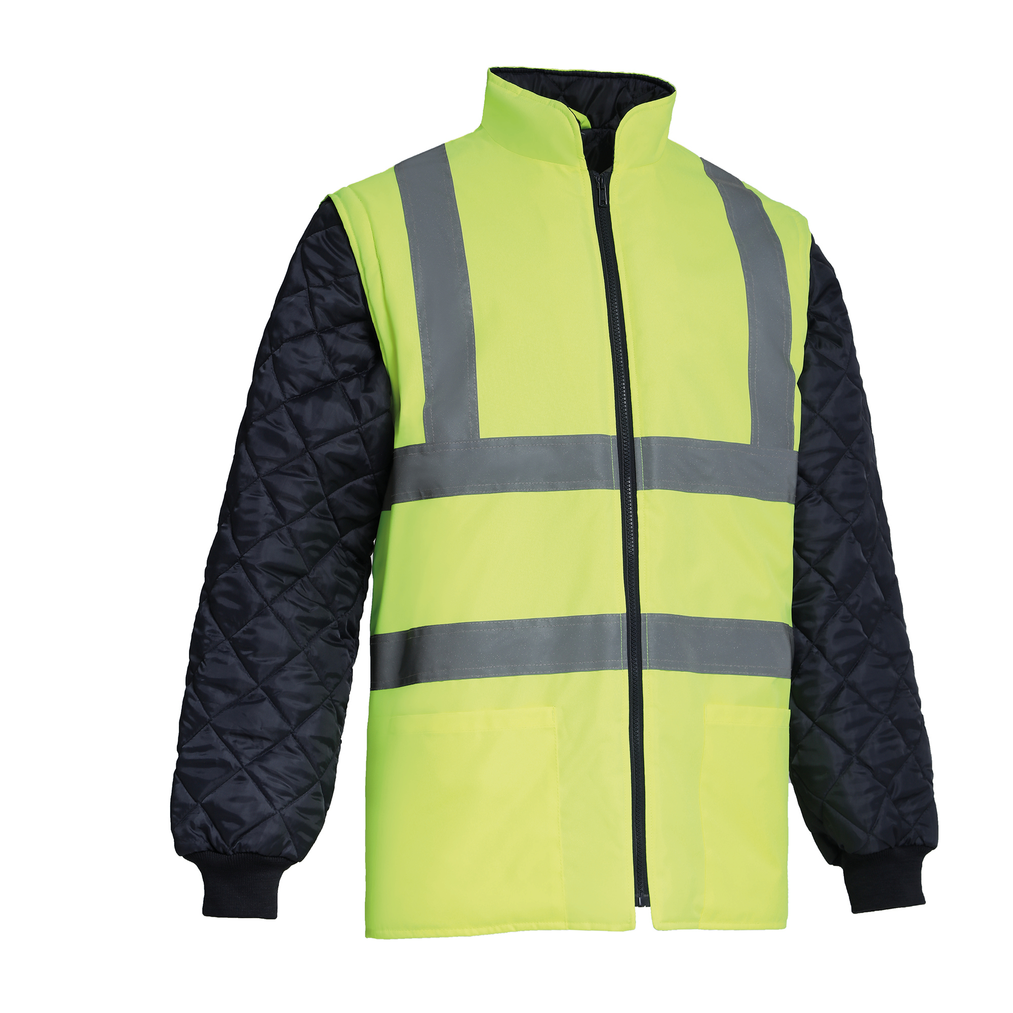 Gewatteerd veiligheidsjasje met afneembare mouwen