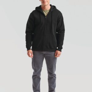 Classic Sweatvest met capuchon (62-062-0)