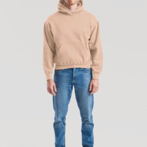 Katoenen sweater met capuchon voor heren