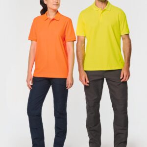 Ecologische uniseks polo katoen/polyester