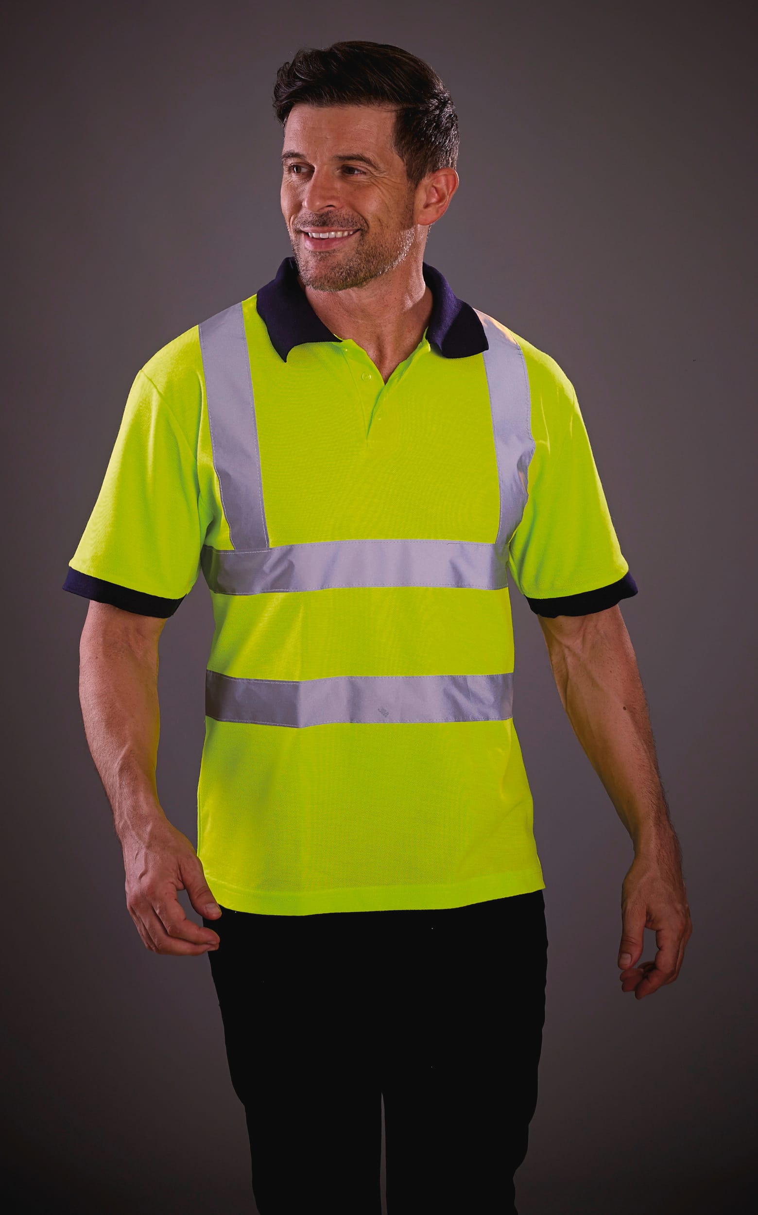 High Visibility polo korte mouwen