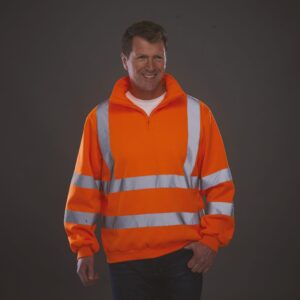 Veiligheidsweater met 1/4 rits