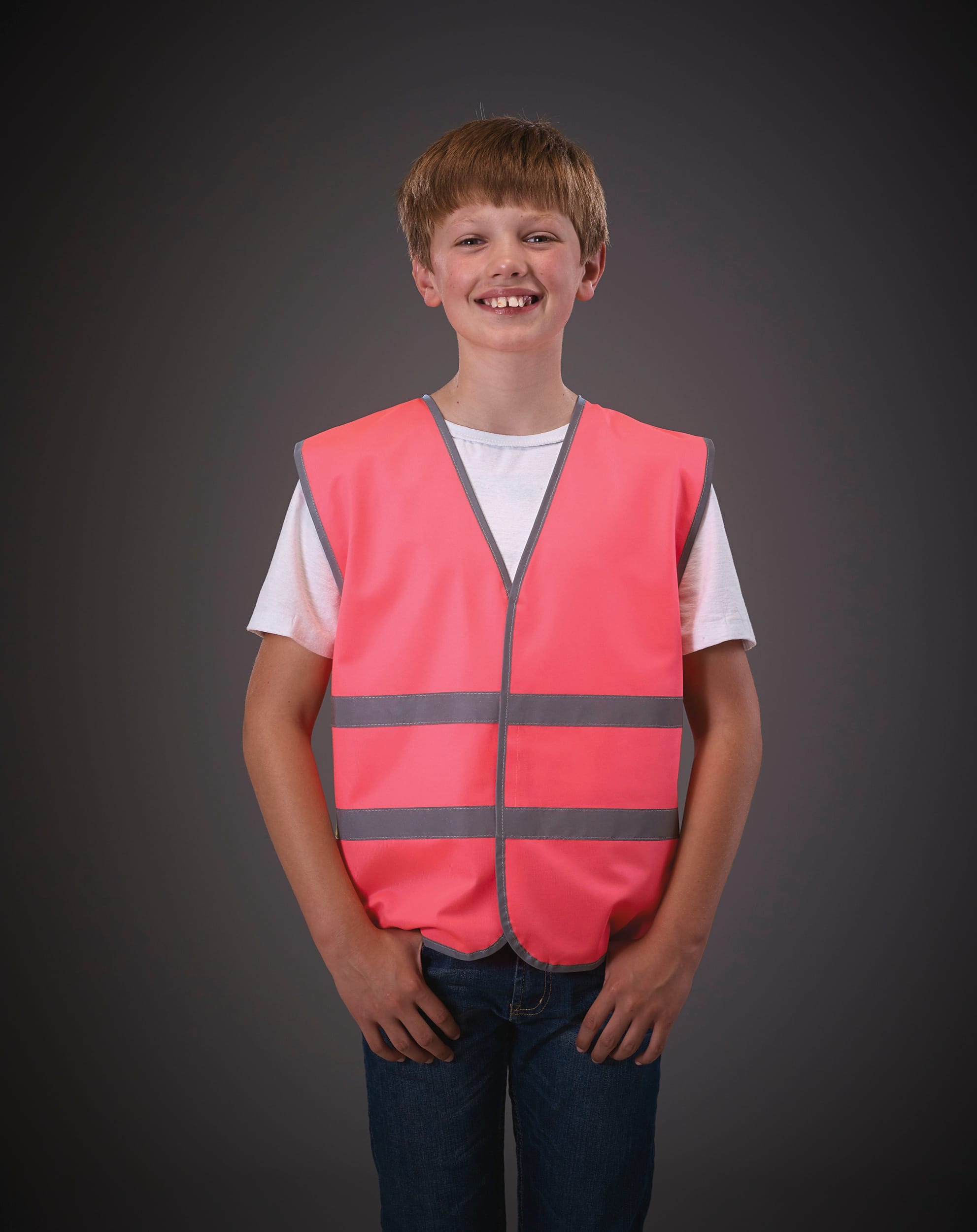 Veiligheidshesje met reflecterende zoom en strepen